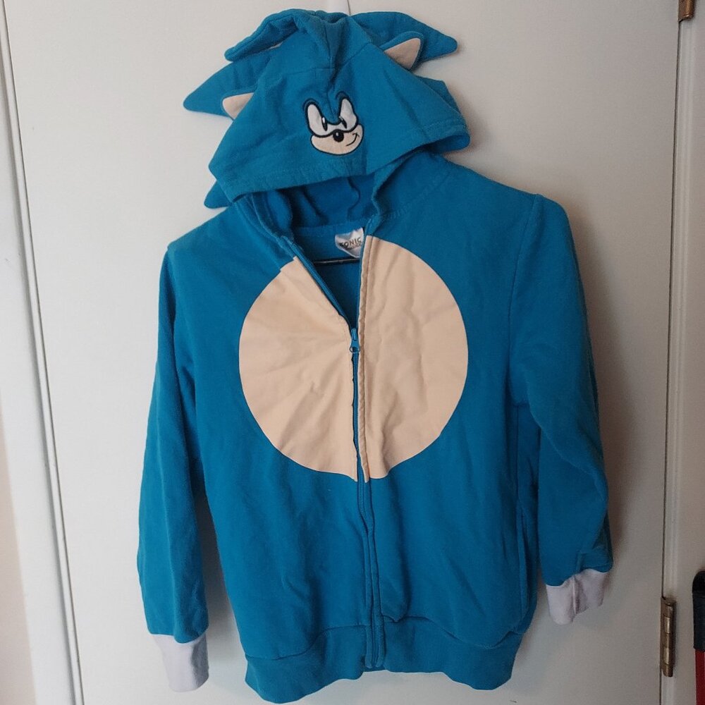 Sonic the Hedgehog zipper hoodie size youth medium